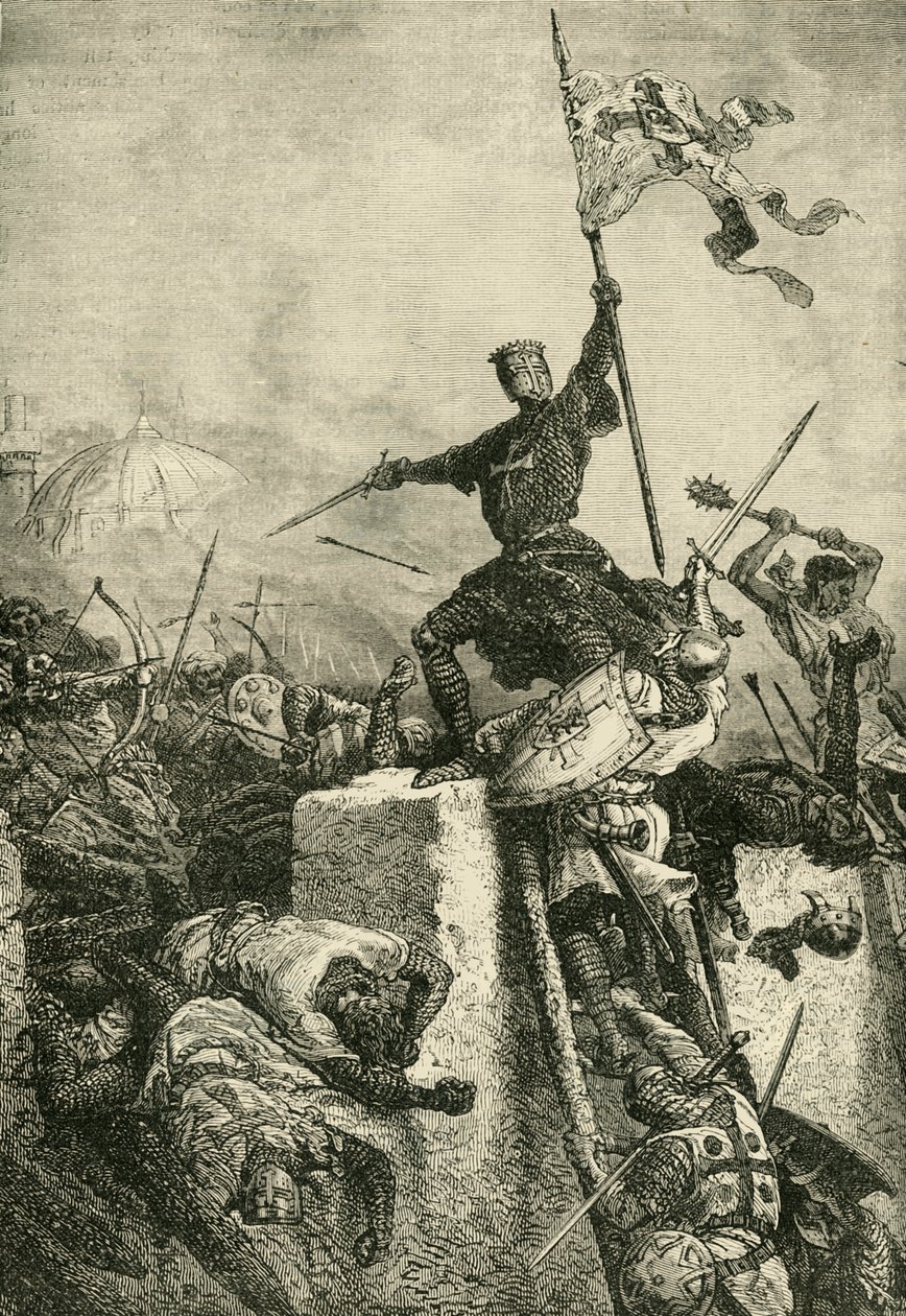 Flanderin kreivi Baldwin: Konstantinopolin myrsky 1204, 1890. tekijältä Unbekannt