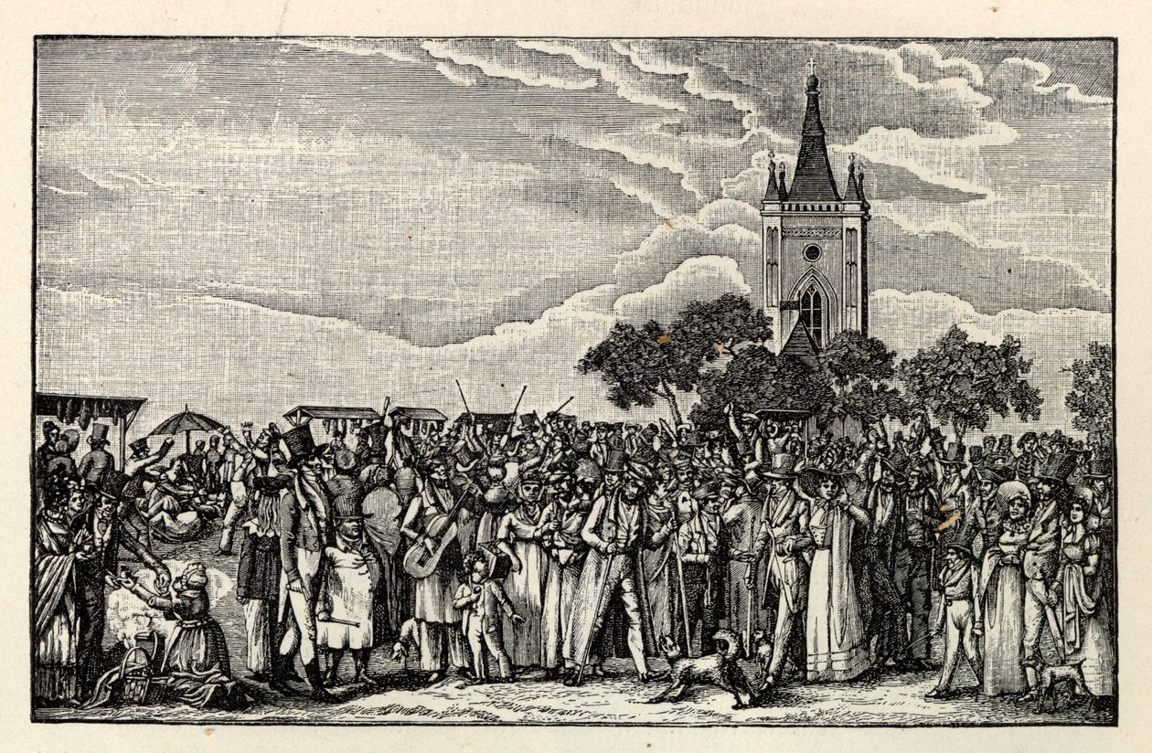 Stralau Fish Parade, noin 1865. tekijältä Unbekannt