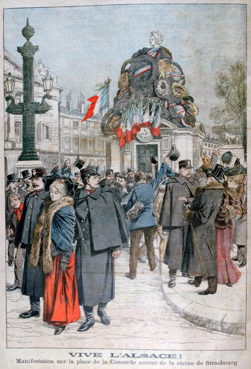 Strasbourgin patsas, Place de la Concorde, Pariisi, 1904 tekijältä Unbekannt