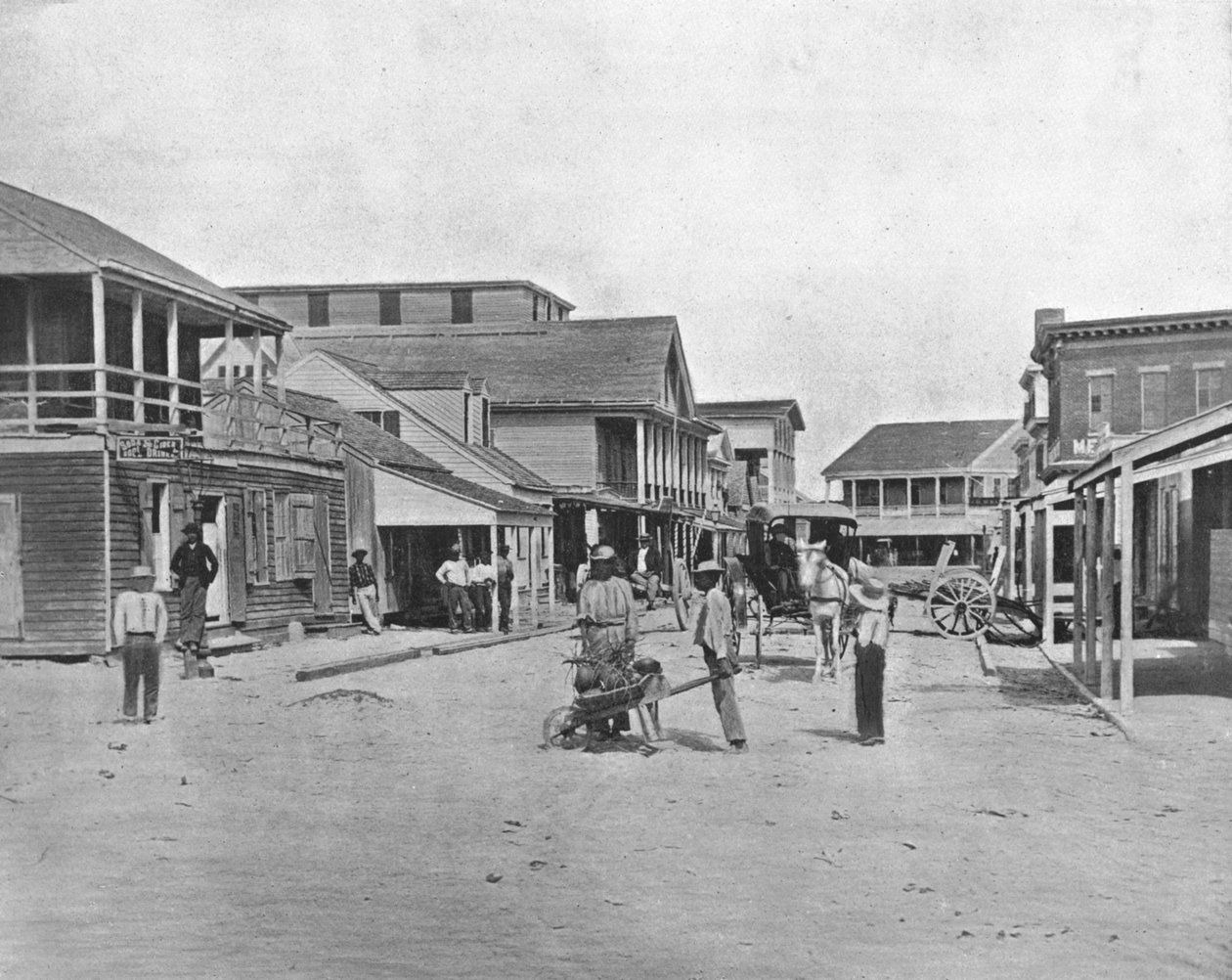 Street Key Westissä, Floridassa, Yhdysvalloissa, c1900. tekijältä Unbekannt