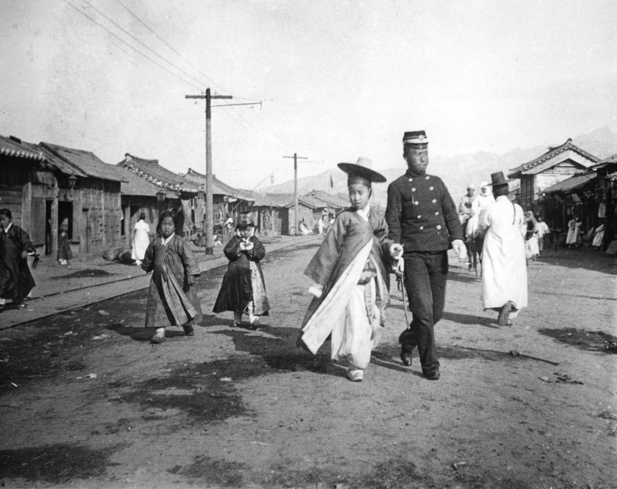 Katukuvaus, Korea, c1900 tekijältä Unbekannt
