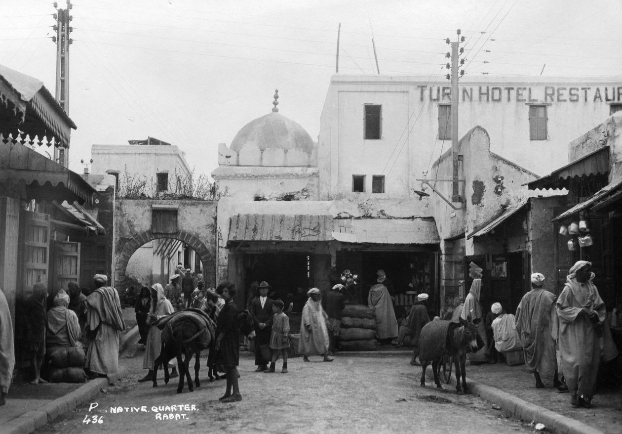 Katukuva, Rabat, Marokko, 1920-1930-luku tekijältä Unbekannt