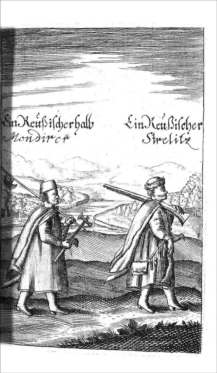 Streltsy: Georg Adam Schleissing These by the Czaaren in Reussland Ivan and Peter Alexewiz, 1693 tekijältä Unbekannt