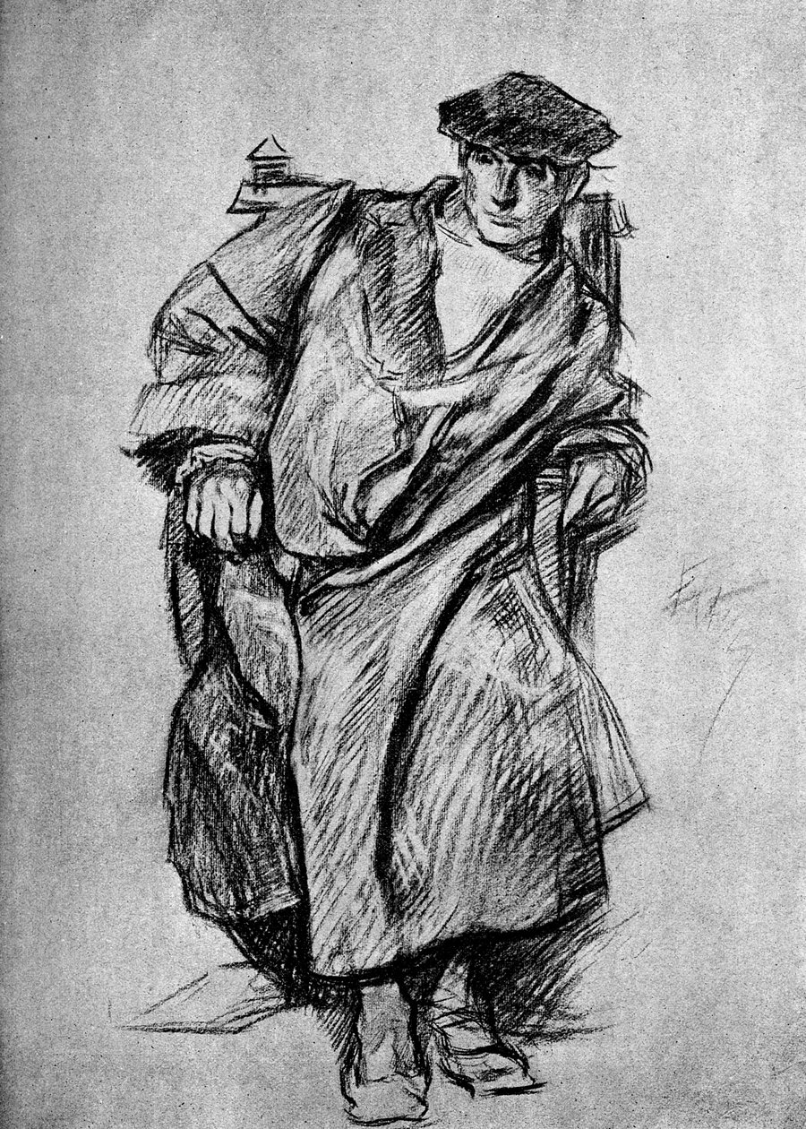 Study for Gown, Court of Henry VIII, 1899 tekijältä Unbekannt