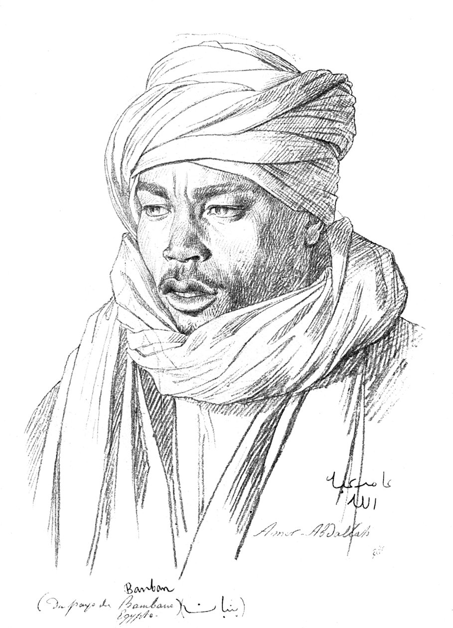Tutkimus egyptiläisestä miehestä, 1895 tekijältä Unbekannt