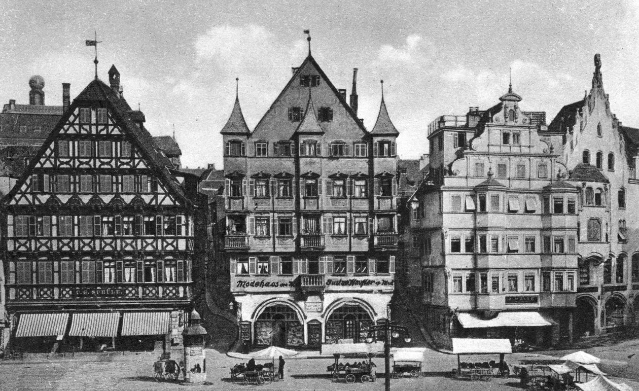 Stuttgart, Saksa, 1900-luvun alku tekijältä Unbekannt