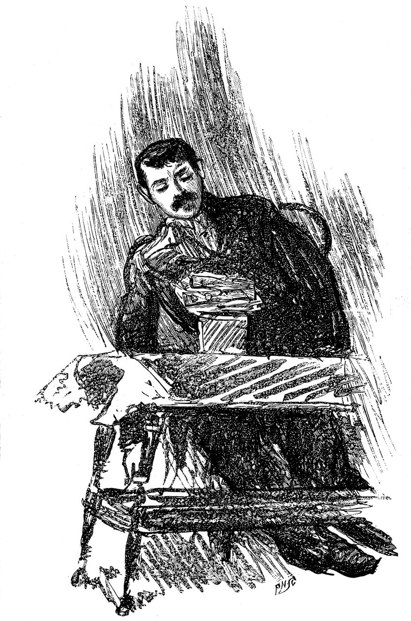 Kohde joutuu hypnoottiseen transsiin, 1891 tekijältä Unbekannt