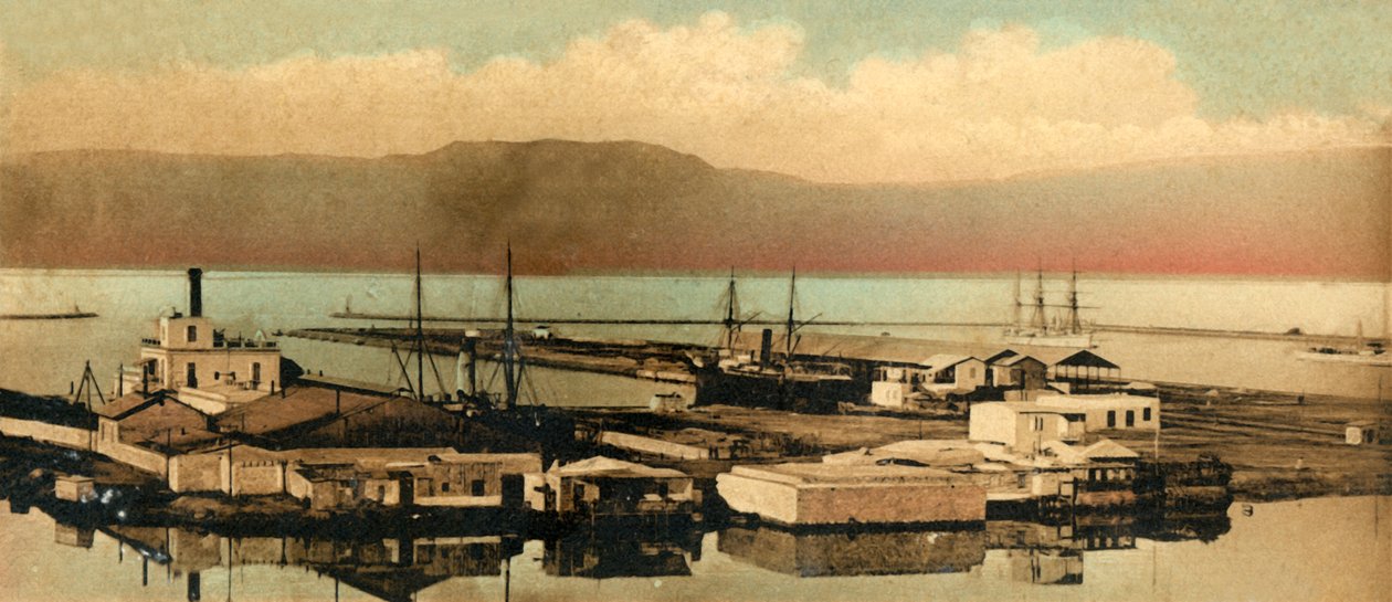 Suez - The Docks, c1918-c1939. tekijältä Unbekannt