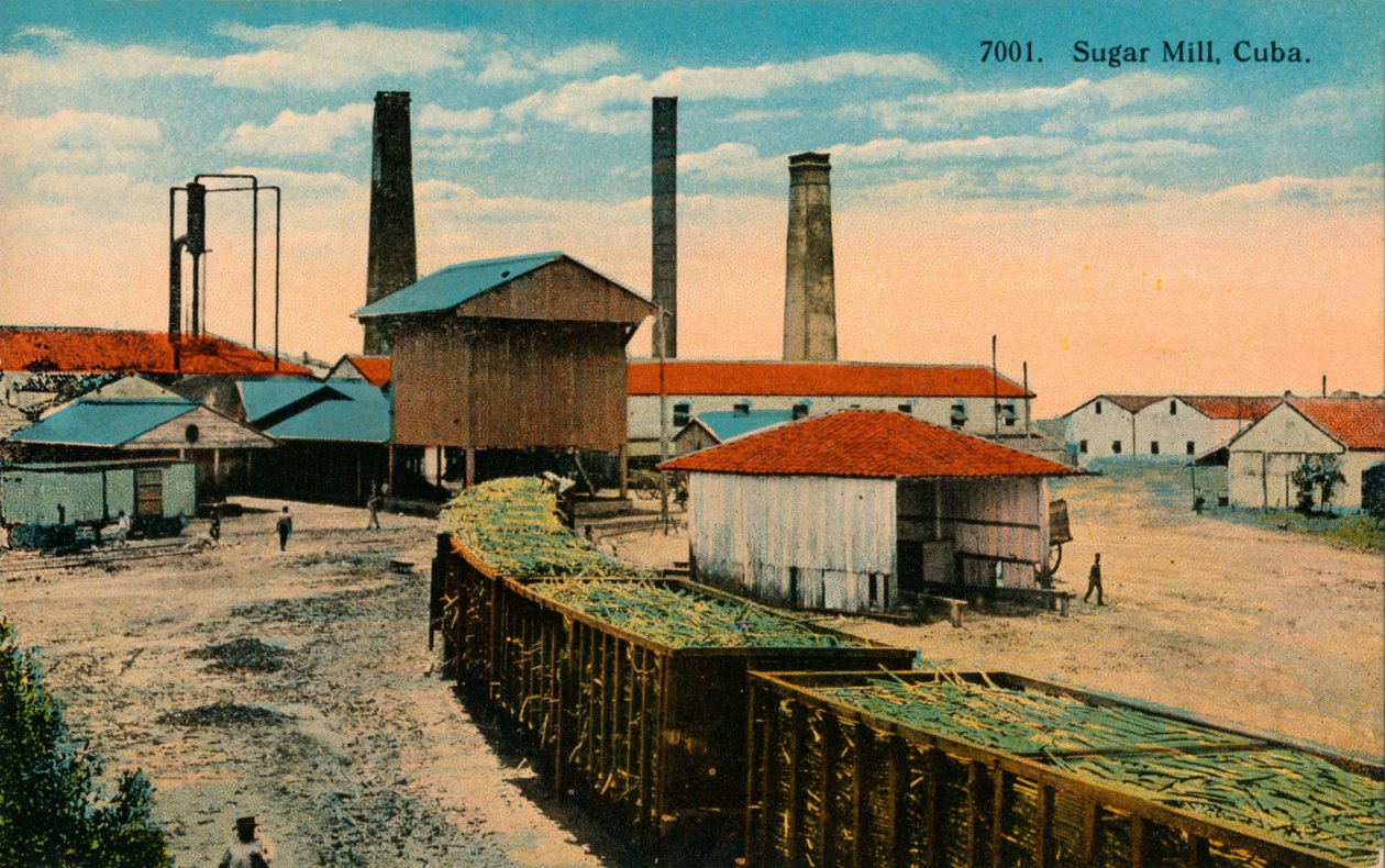Sokeritehdas, Kuuba, 1910 tekijältä Unbekannt