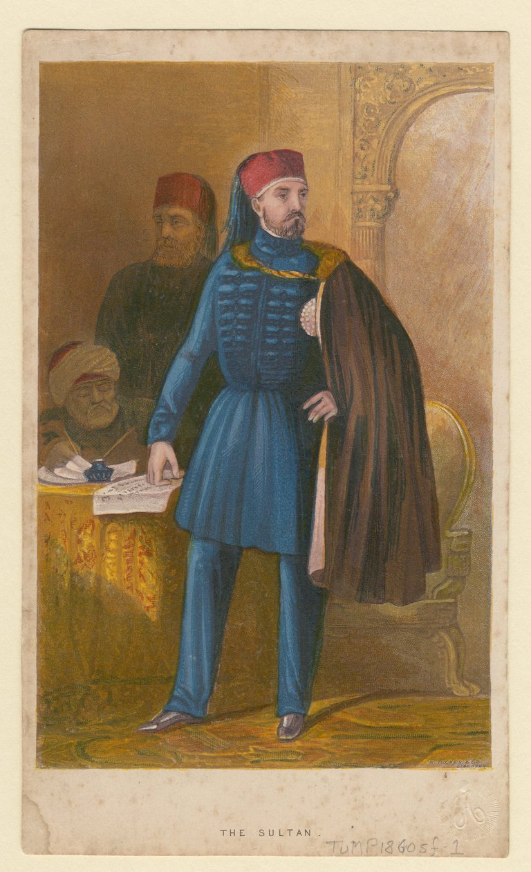 Sulttaani Abdulmecid I 1823-1861, 1850 tekijältä Unbekannt