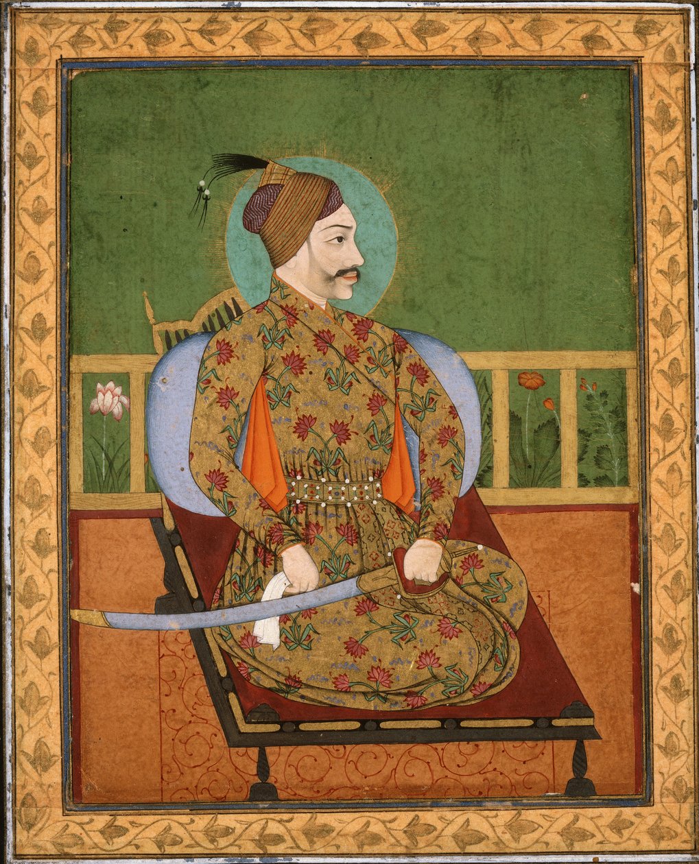 Sulttaani Abdullah Qutubshah Golcondasta, 1640 tekijältä Unbekannt