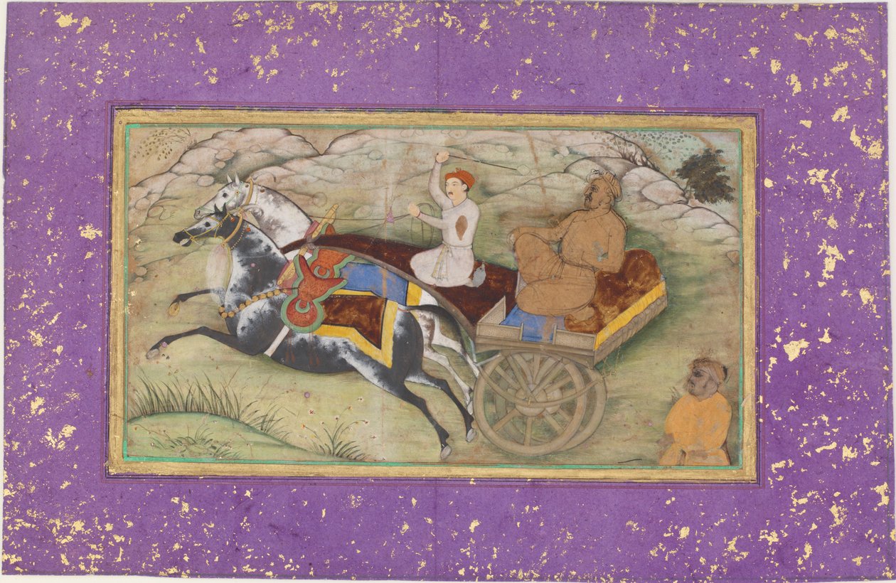 Sulttaani Salim vaunuissa, n. 1603. tekijältä Unbekannt