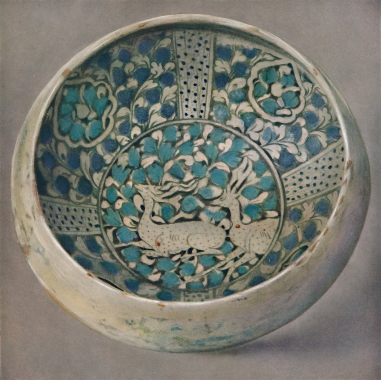 Sultanabad Bowl. 1200- tai 1400-luku, 1928 tekijältä Unbekannt