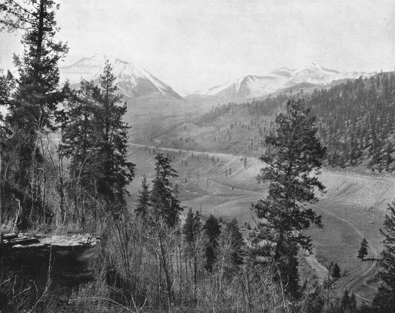 Sunshine Peak ja Wilson Peak, Colorado, USA, c1900. tekijältä Unbekannt