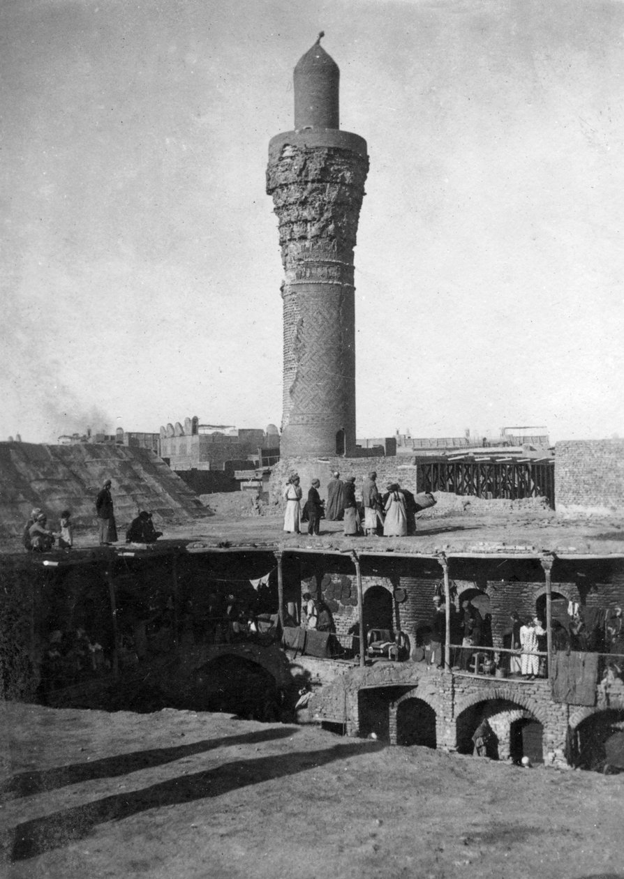 Al-Ghazl Minareet Market, Bagdad, Irak, 1917-1919 tekijältä Unbekannt
