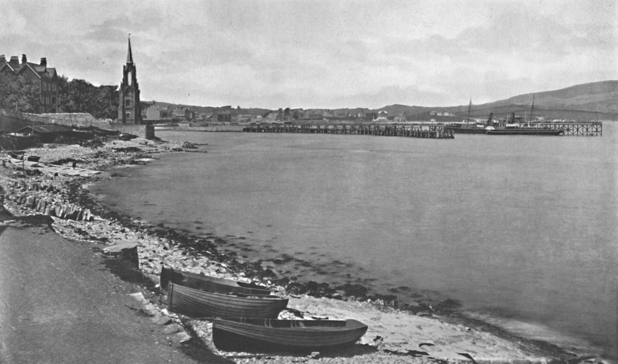 Swanage Bay ja Pier, 1910 tekijältä Unbekannt