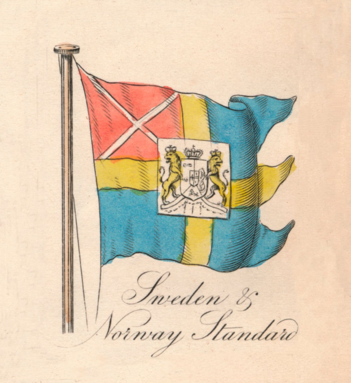 Ruotsin ja Norjan standardi, 1838 tekijältä Unbekannt