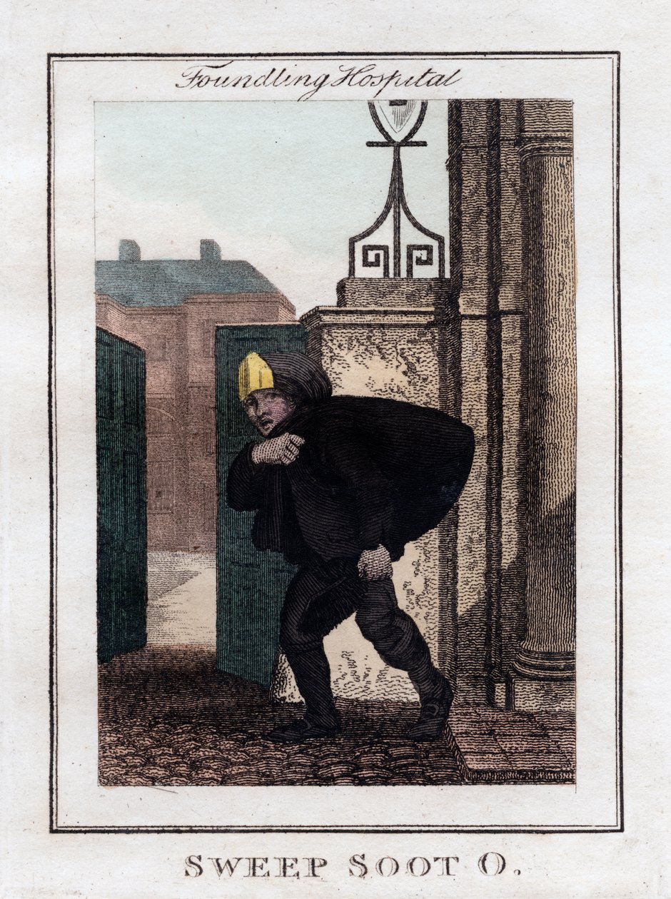 Sweep Soot O, Foundlingin sairaala, Lontoo, 1805 tekijältä Unbekannt