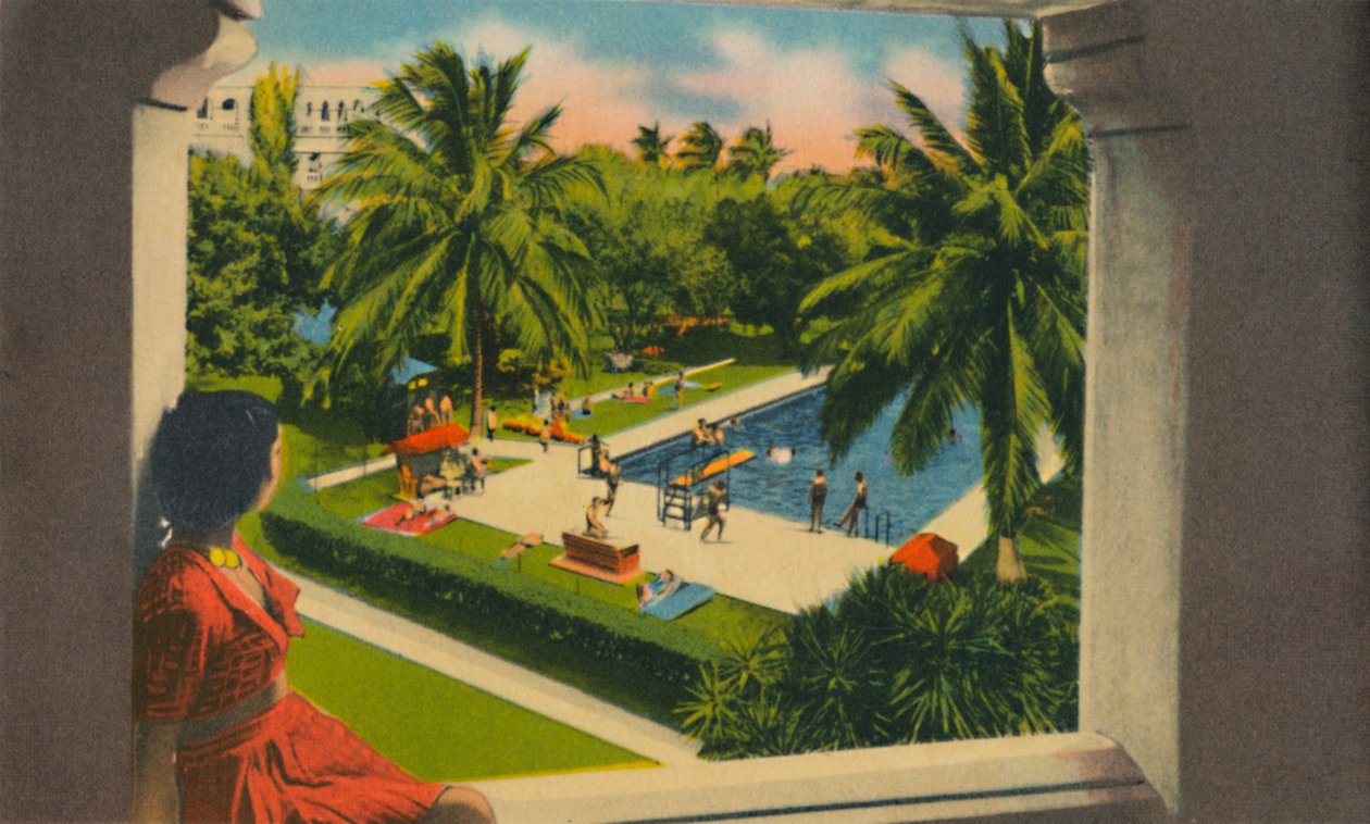 Uima-allas, Hotel Del Prado, Barranquilla, 1940-luku tekijältä Unbekannt