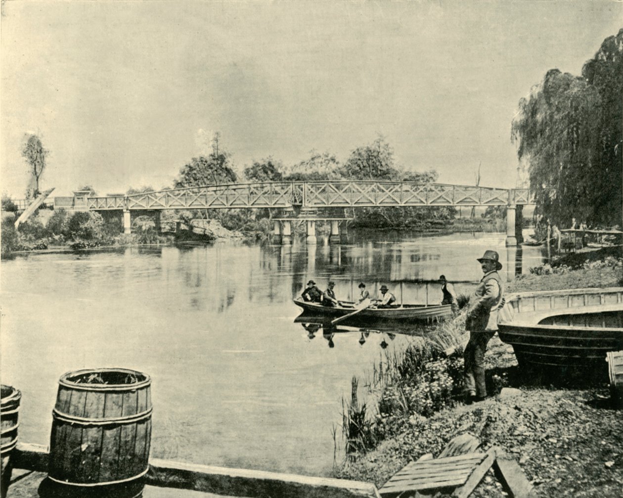 Kääntösilta Latroben yli, 1901. tekijältä Unbekannt