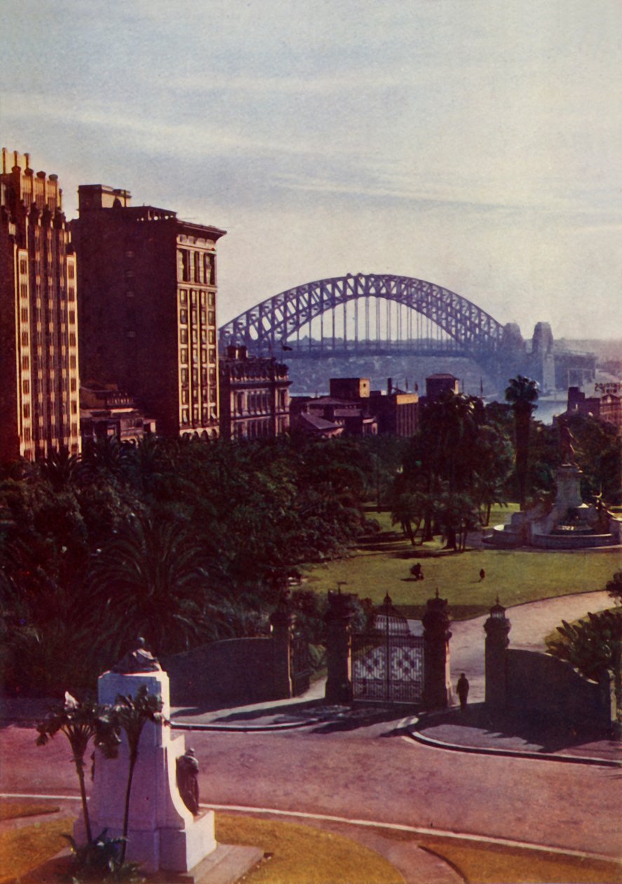 Sydneyn satamasilta kaupungista, vuodelta 1948. tekijältä Unbekannt