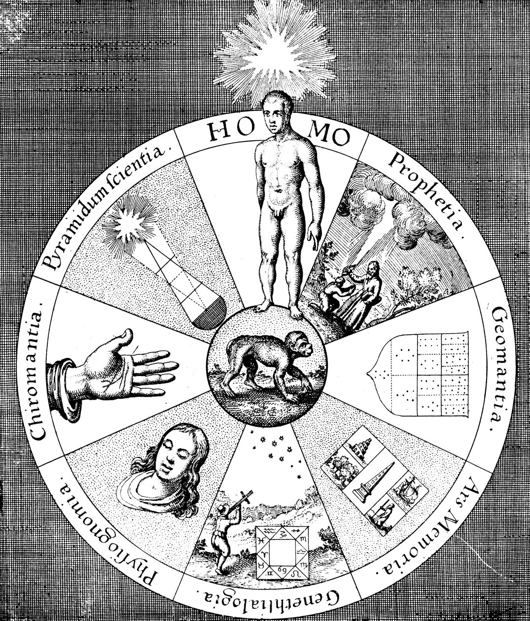 Tiivistelmä ennustajien taiteista, 1617-1619 tekijältä Unbekannt