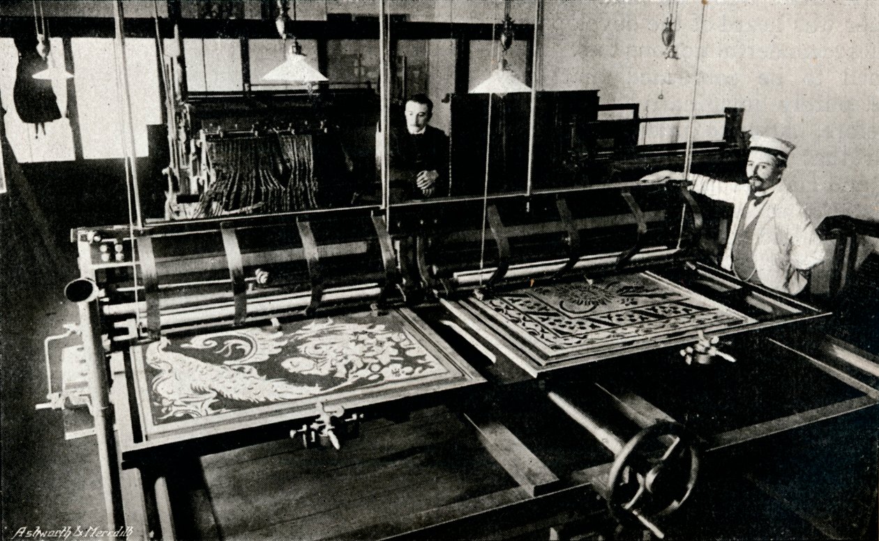 Szczepaniks sähköinen korttileikkauskone, c1903 tekijältä Unbekannt
