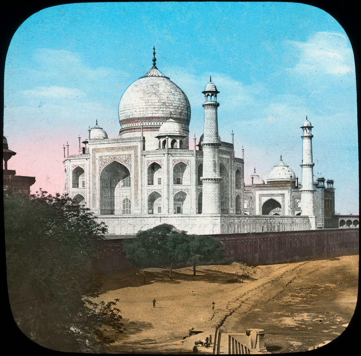 Taj Mahal, Agra, Uttar Pradesh, Intia, 1800-luvun loppu tai 1900-luvun alku tekijältä Unbekannt
