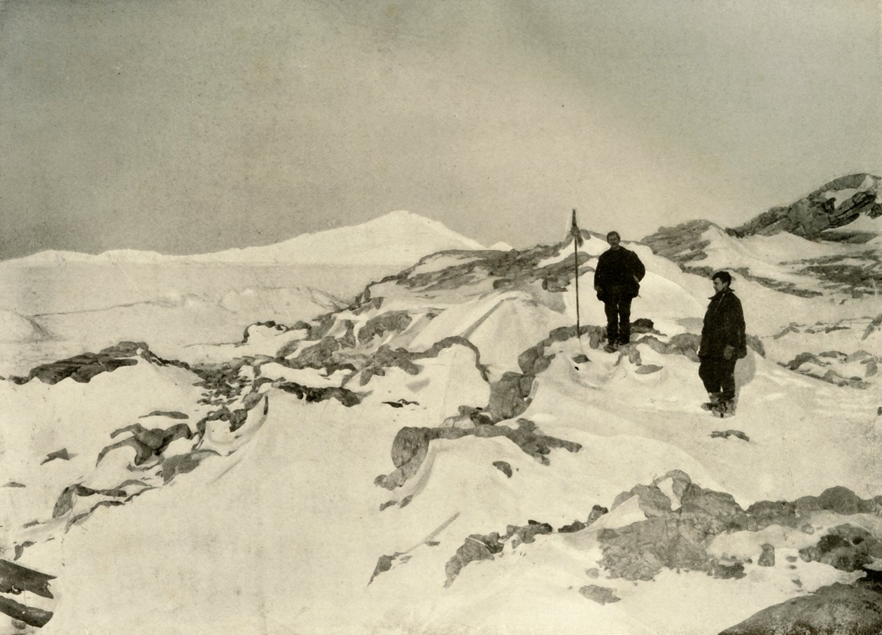 Bernacchin niemen haltuunotto, Victoria Land, 1908, 1909. tekijältä Unbekannt