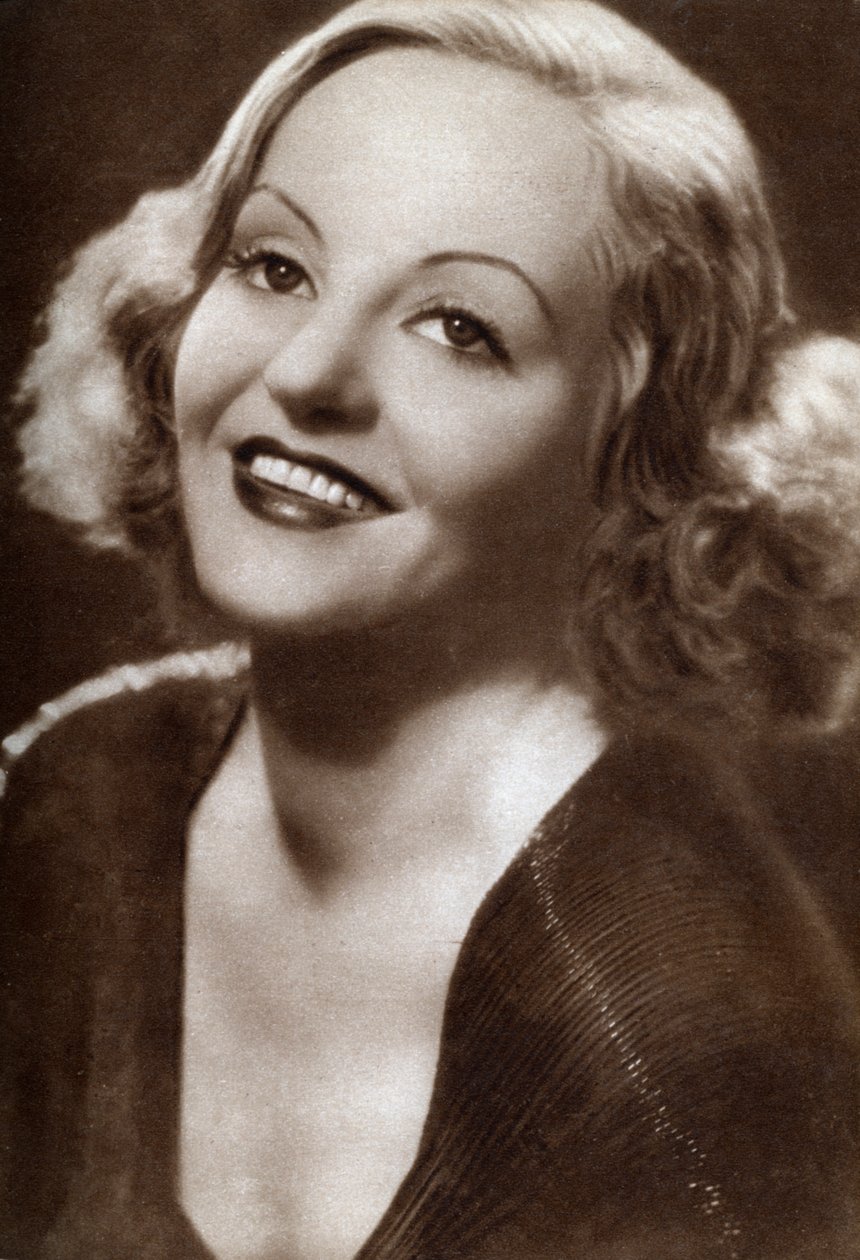 Tallulah Bankhead, yhdysvaltalainen näyttelijä, talk-show-juontaja ja bonne vivante, 1933 tekijältä Unbekannt