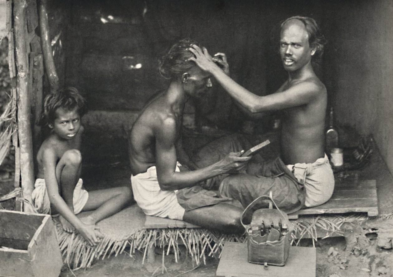 Tamulischer Barbier, 1926 tekijältä Unbekannt