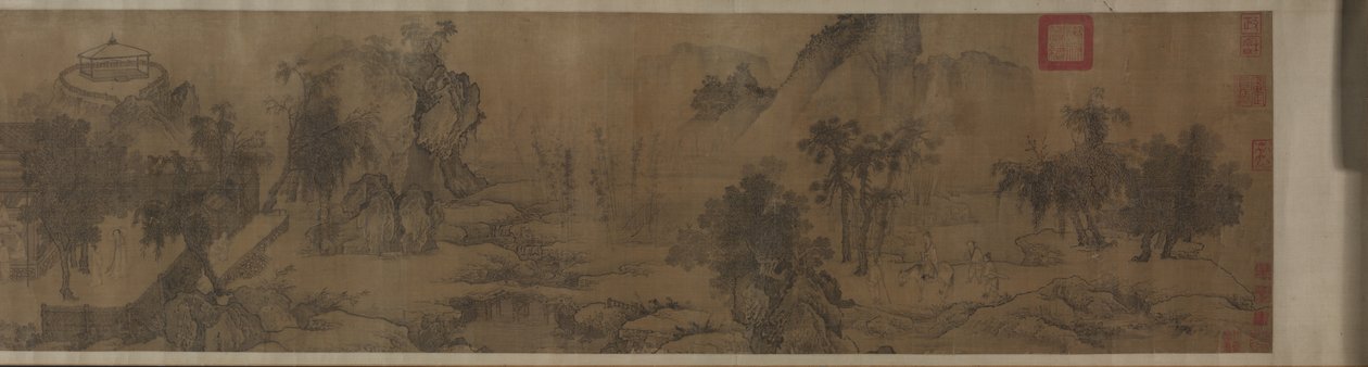 Tao Yuanmingsin paluu kotiin, 1300-luku. tekijältä Unbekannt