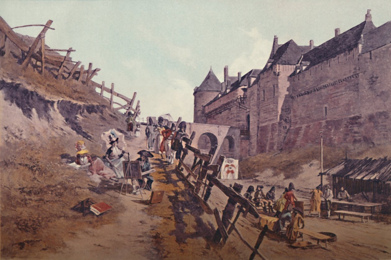 Target Practice Dieppe 1795, 1896 tekijältä Unbekannt