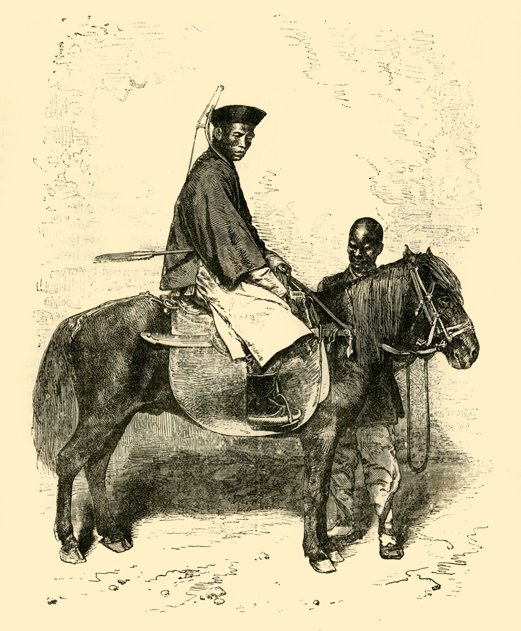 Tatarihevossotilas, 1890. tekijältä Unbekannt