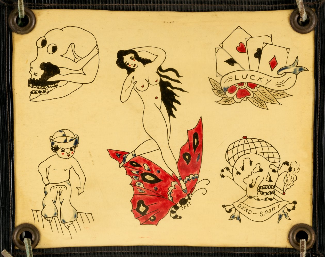 Tattoo Flash, 1900-luku. tekijältä Unbekannt