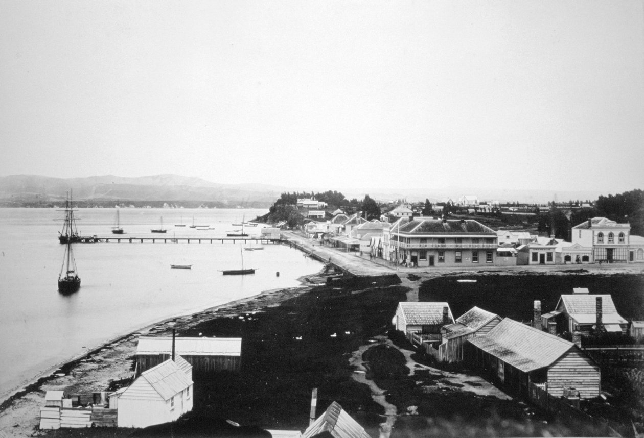 Tauranga, Bay of Plenty, North Island, Uusi-Seelanti, 1875 tekijältä Unbekannt