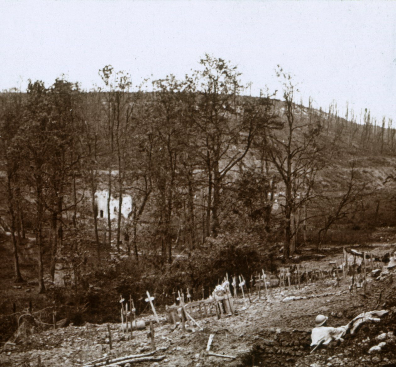 Tavannesin linnoitus, Verdun, Pohjois-Ranska, c1914-c1918 tekijältä Unbekannt
