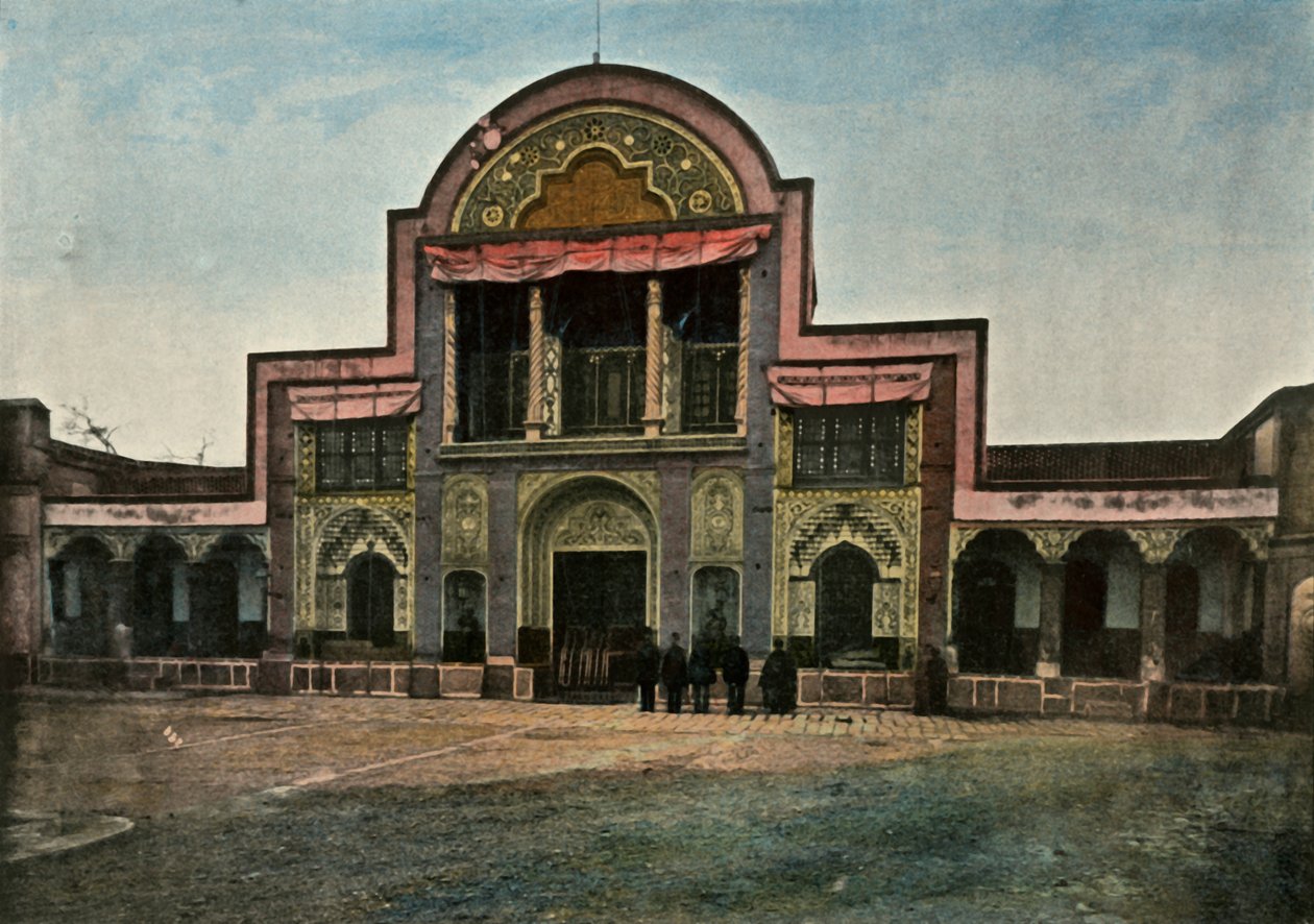 Teheran. Porte Du Palais Du Schah, Shahin palatsin portti - Teheran, 1900. tekijältä Unbekannt