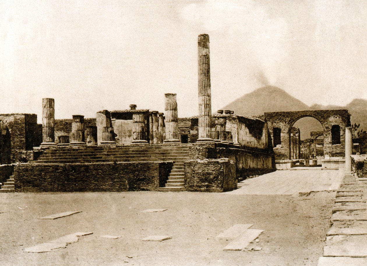 Jupiterin temppeli, Pompei, Italia, 1900-luku tekijältä Unbekannt