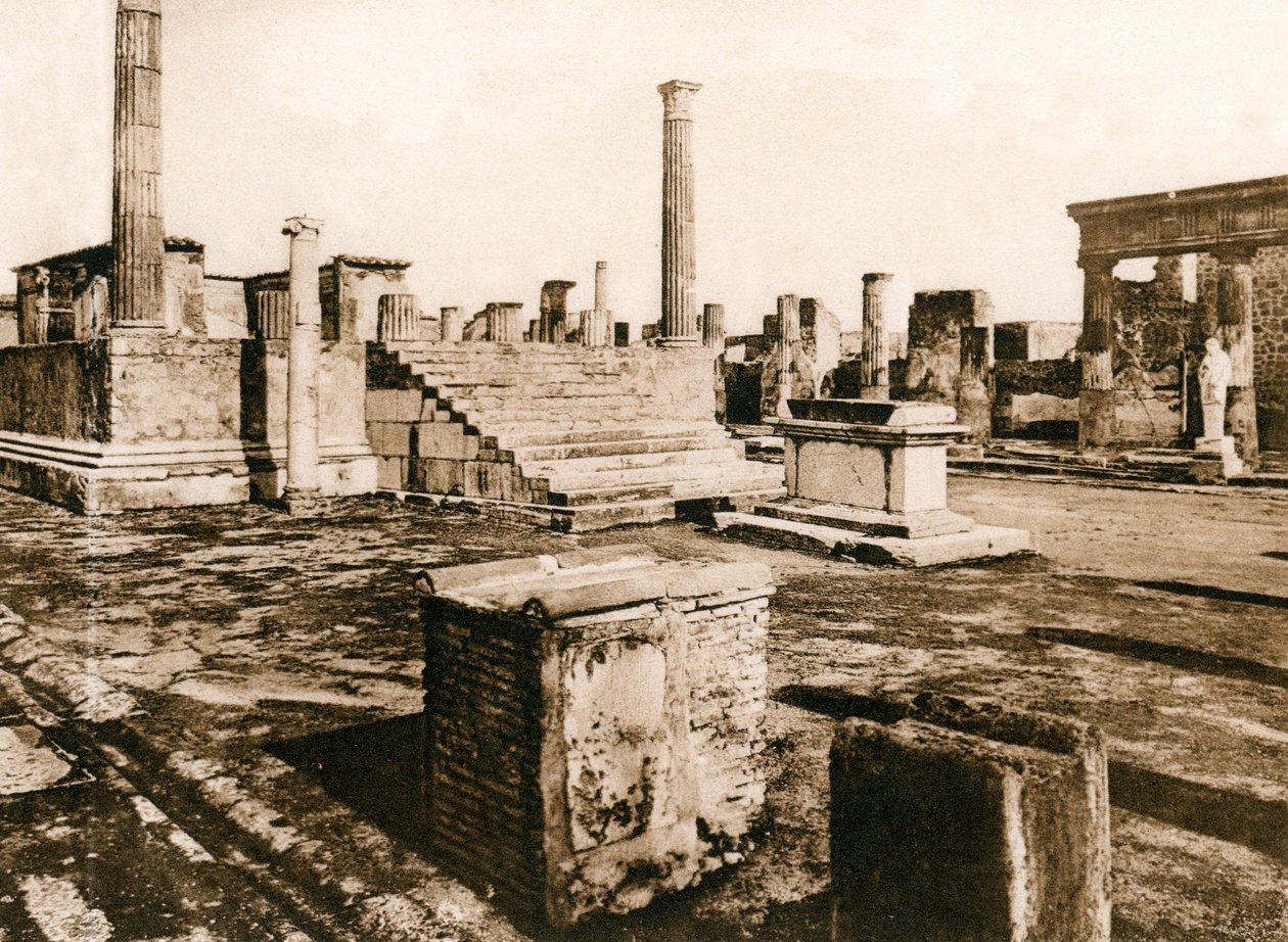 Jupiterin temppeli, Pompei, Italia, 1900-luku tekijältä Unbekannt