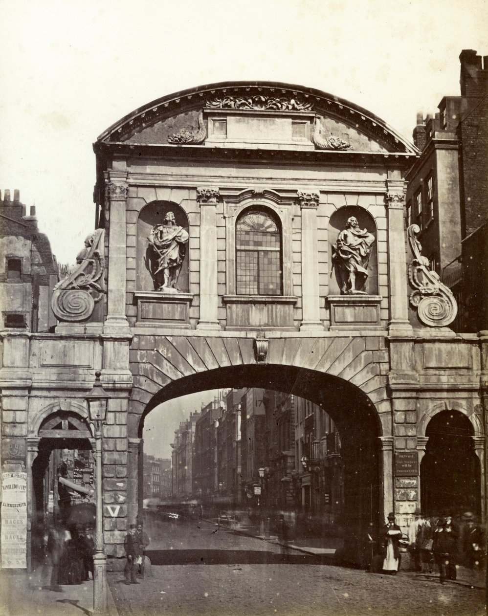 Temple Bar, Lontoo, 1800-luku tekijältä Unbekannt