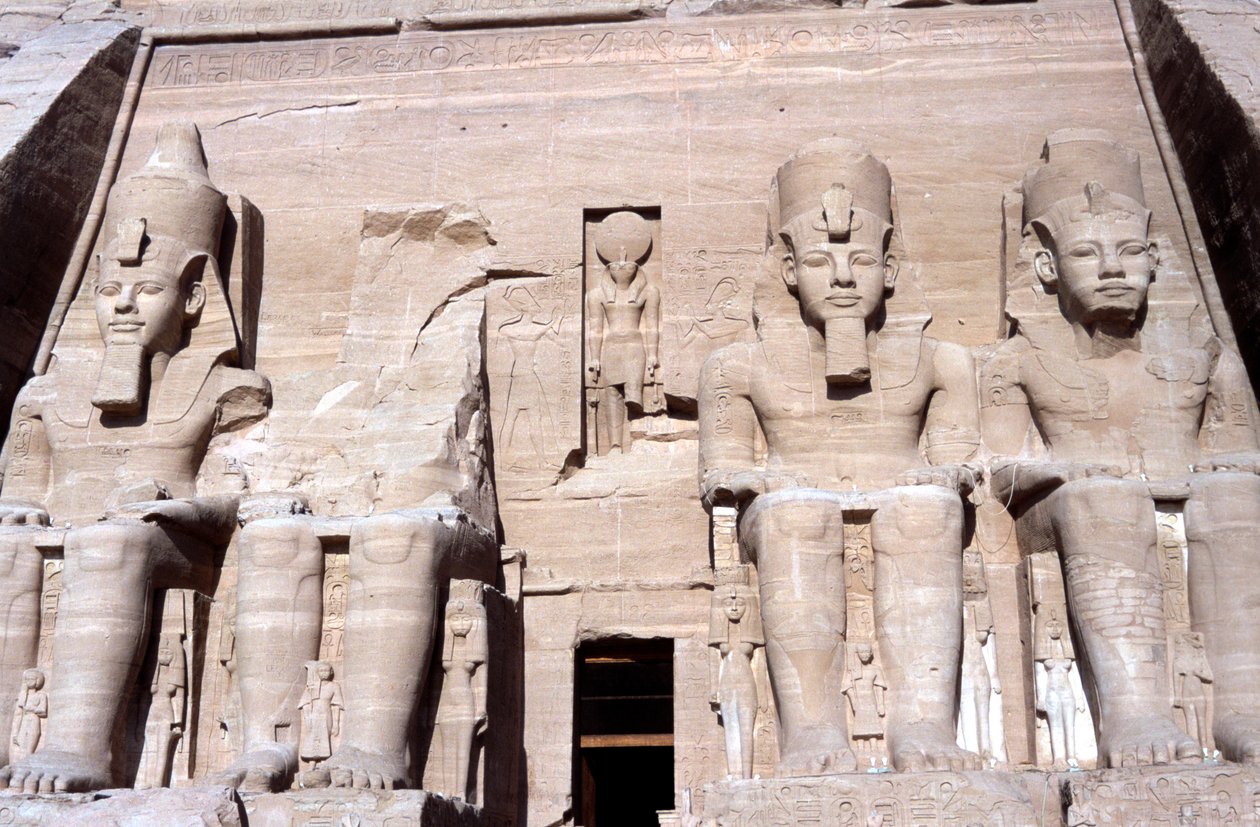 Abu Simbelin temppeli, Egypti, 1200-luvulla eaa tekijältä Unbekannt