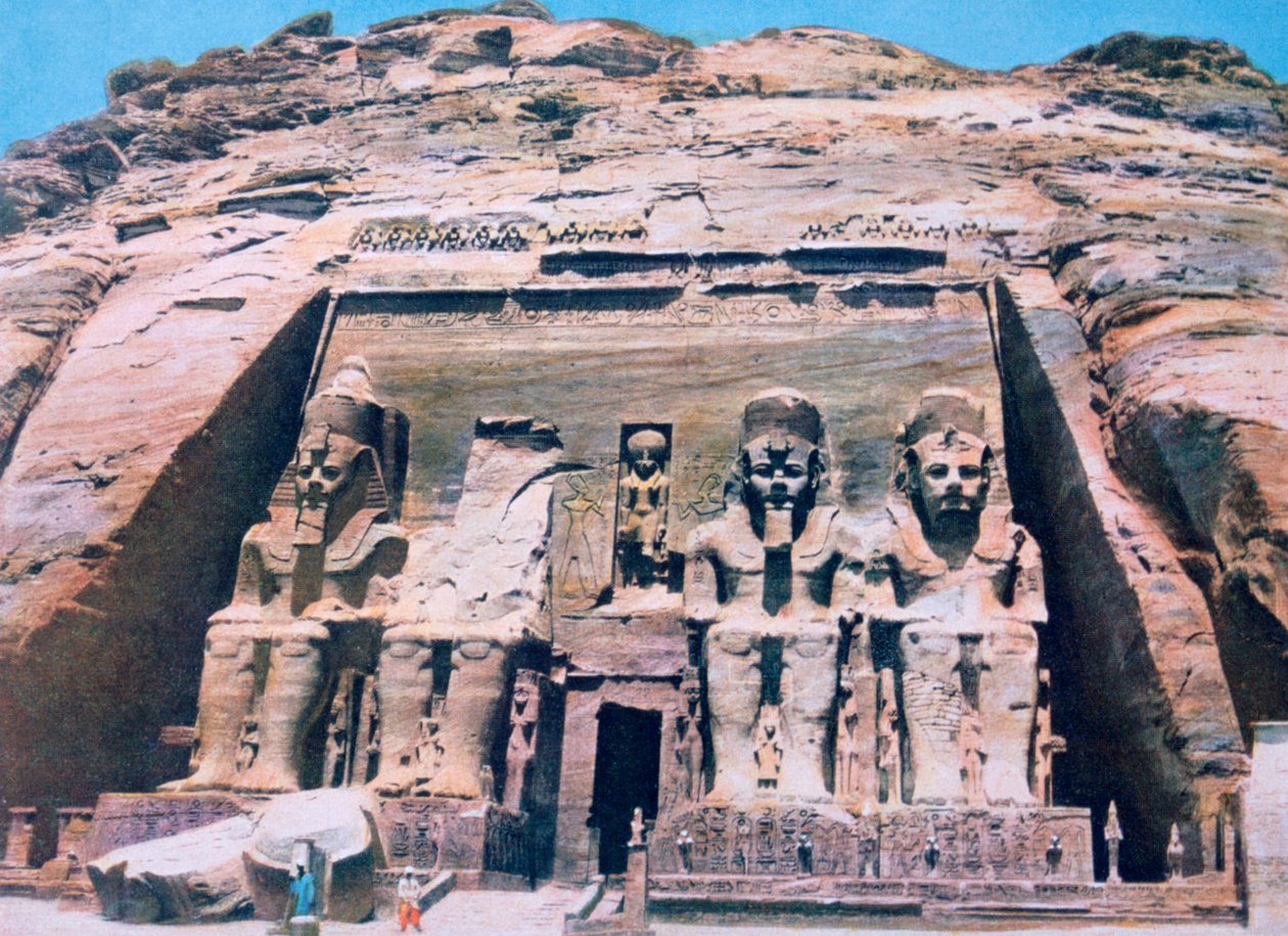 Abu Simbelin temppeli, Egypti, 1900-luku tekijältä Unbekannt