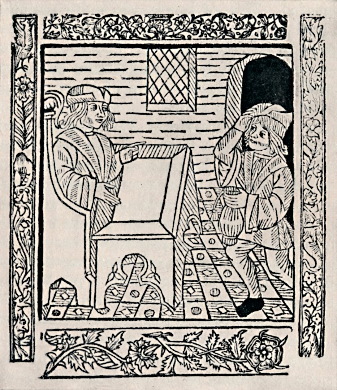 Vuokralainen maksaa vuokraa, 1523, 1903 tekijältä Unbekannt