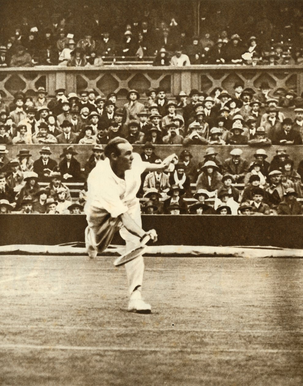 Tennisottelu Wimbledonin keskikentällä, 1930-luku, 1935. tekijältä Unbekannt