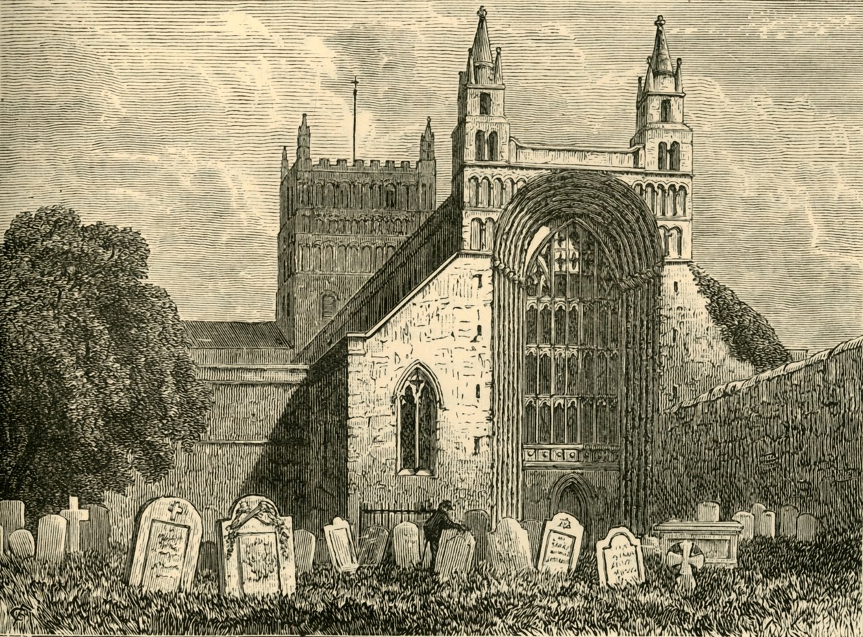 Tewkesbury Abbey, 1898. tekijältä Unbekannt