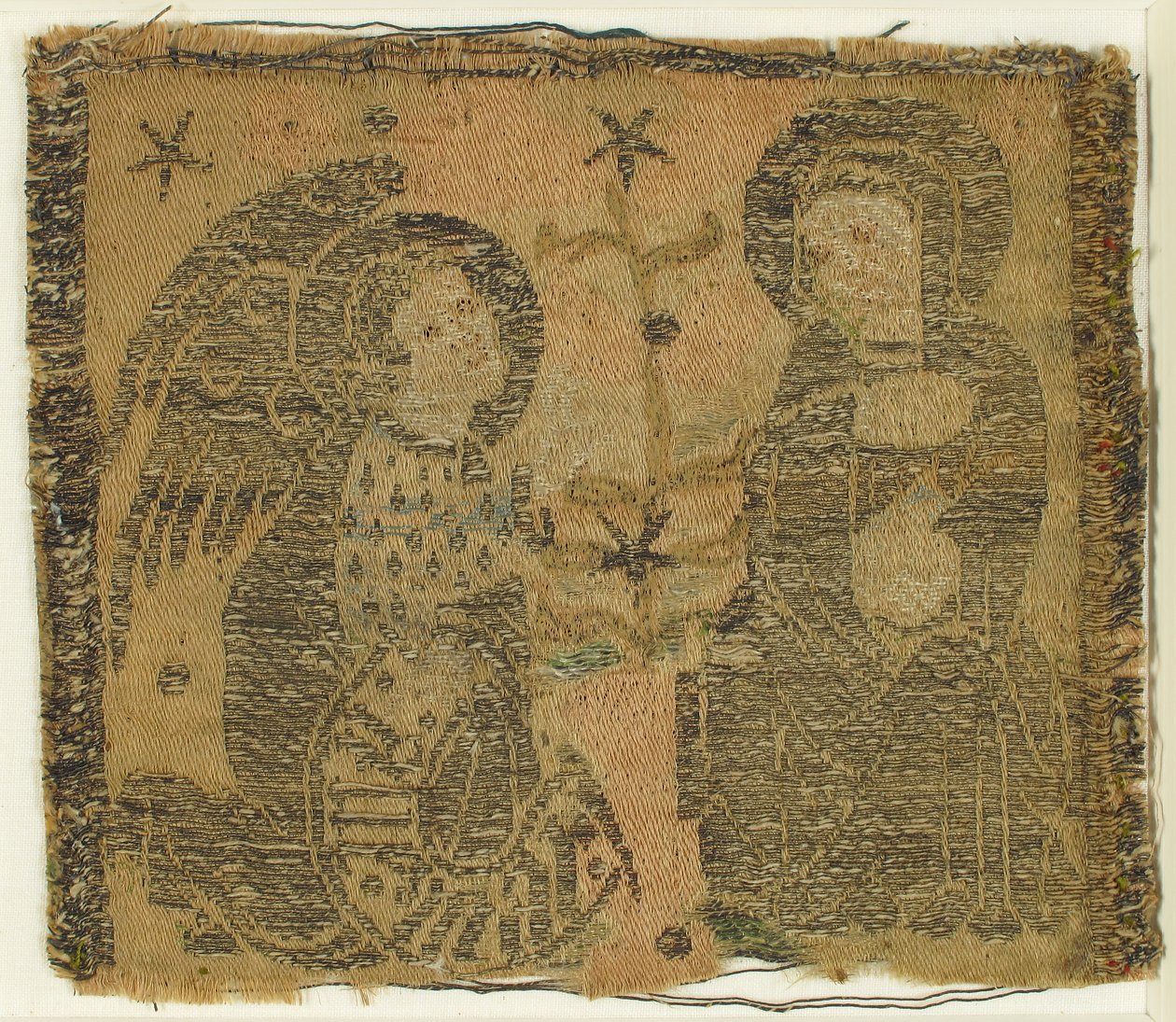 Tekstiili, jossa on ilmestys, italia, 1300-luku. tekijältä Unbekannt