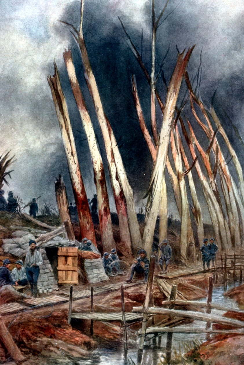 0-hyökkäys Yserissä, 1917 tekijältä Unbekannt