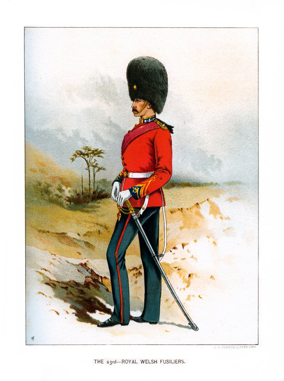 23. Royal Welsh Fusiliers, 1890 tekijältä Unbekannt