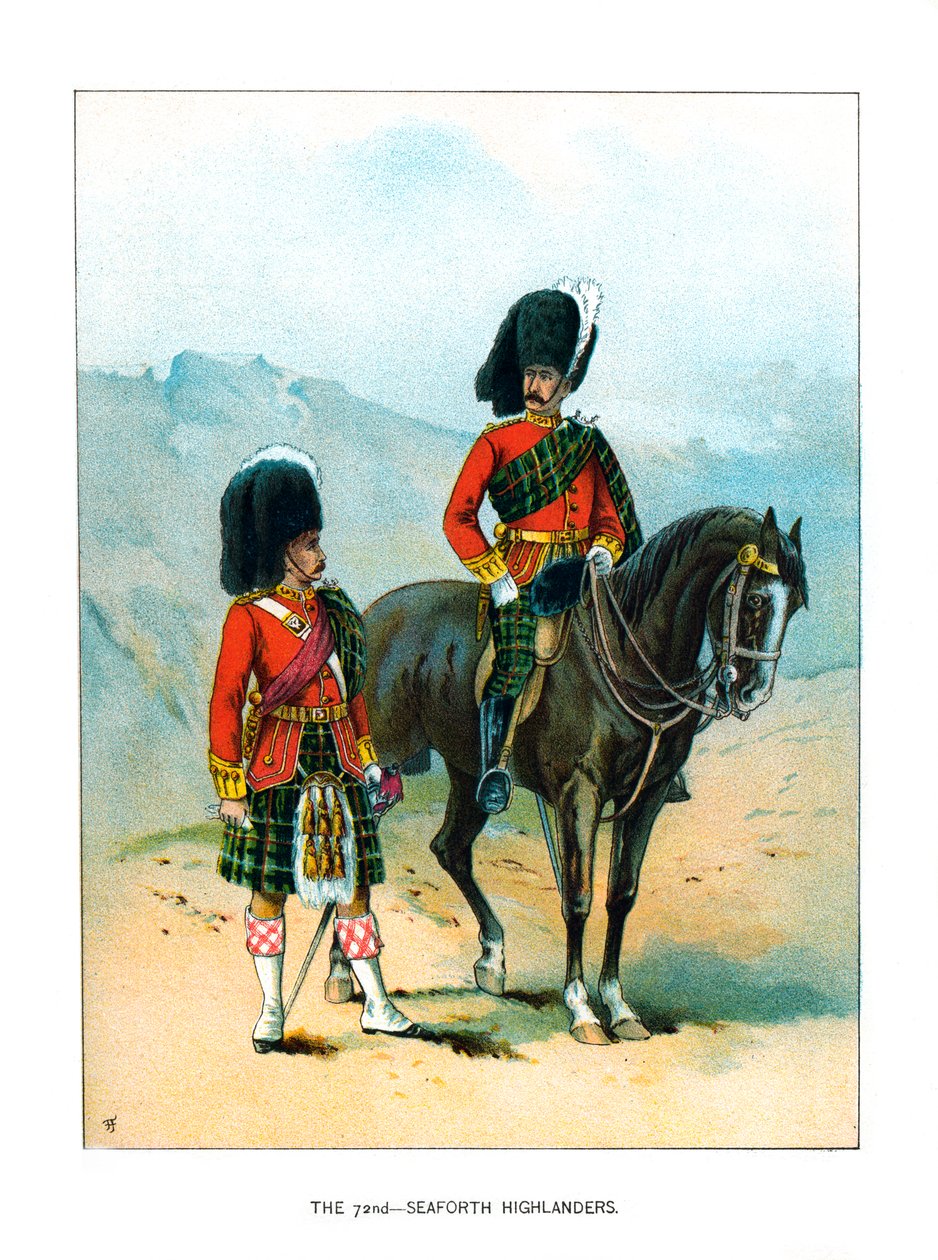 72. Seaforth Highlanders, 1890 tekijältä Unbekannt